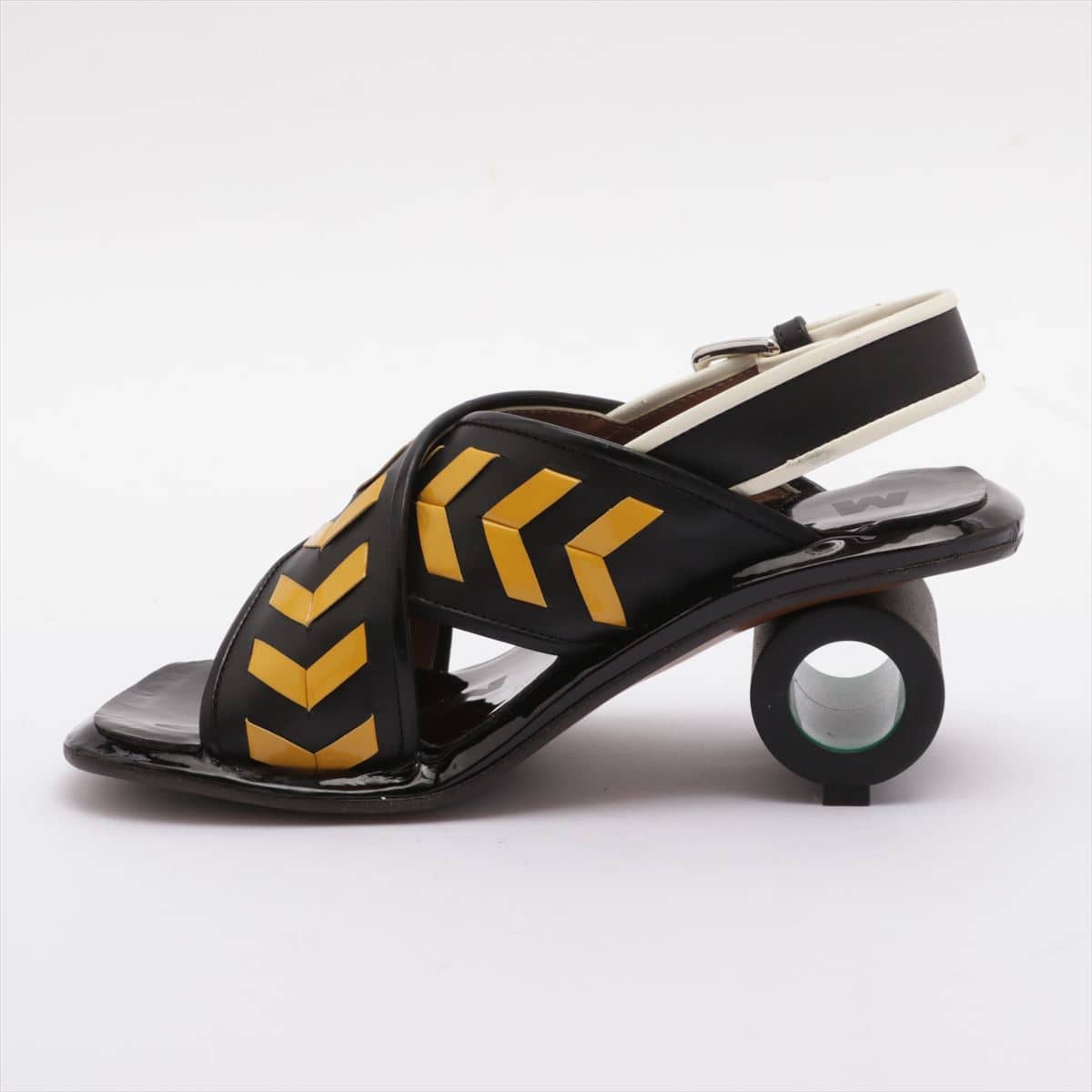 Marni Rubber Sandals 36 Ladies' Black