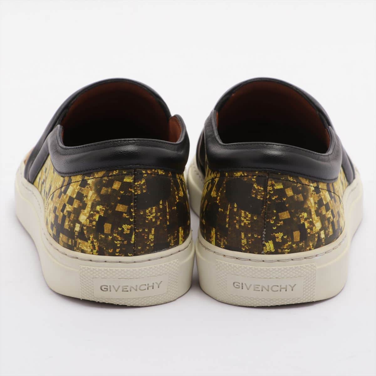 Givenchy Leather Slip-on 36 Ladies' Yellow Is there a footprint of a cigarette
