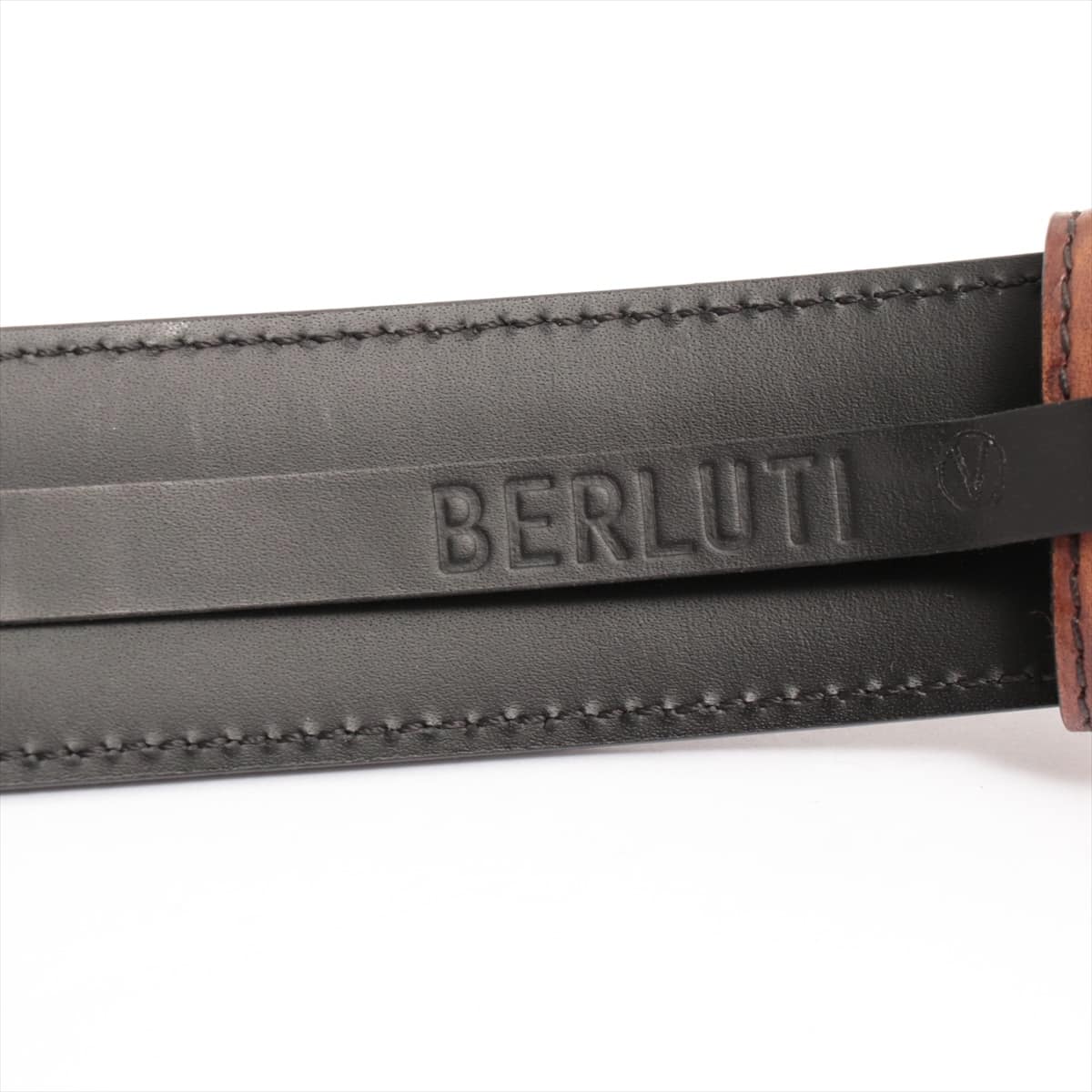 Berluti Belt Leather Brown