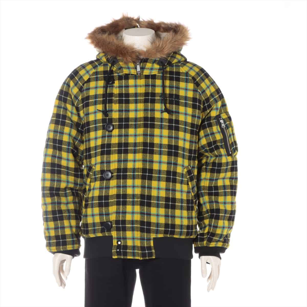 Supreme 18AW Wool & polyester Insulated jacket L Men's Yellow  WOOL N-2B JACKET