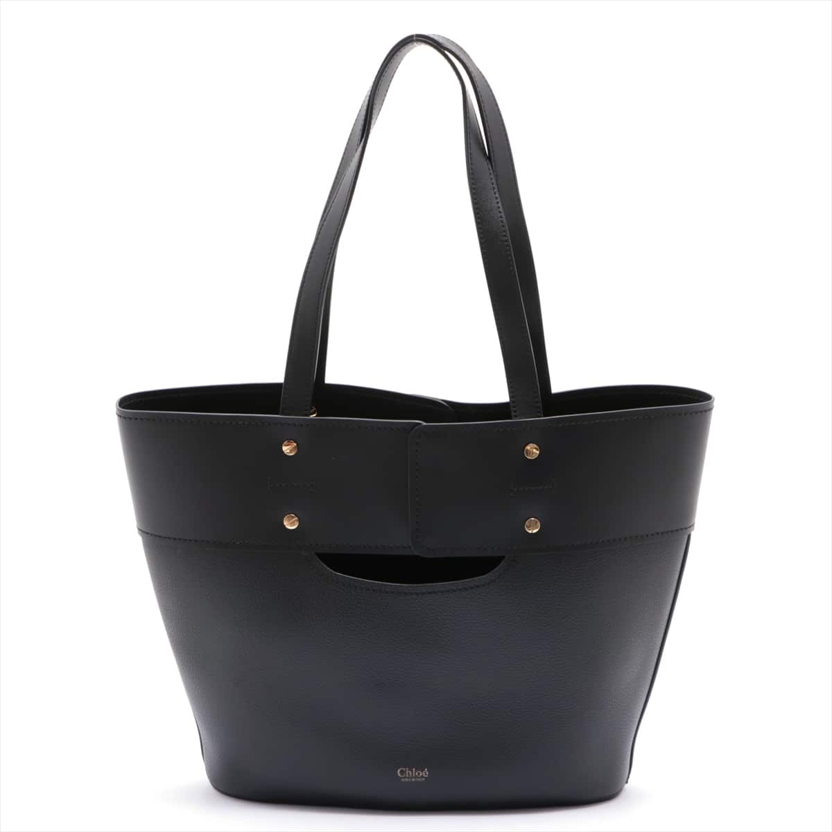 Chloe Avi Leather Tote bag Black
