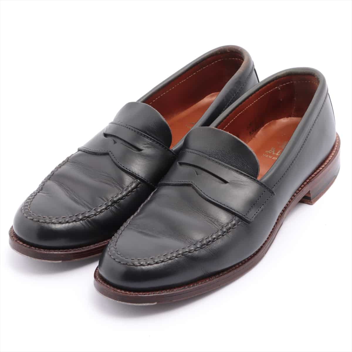 Alden Leather Loafer 7.5 Men's Black 5203