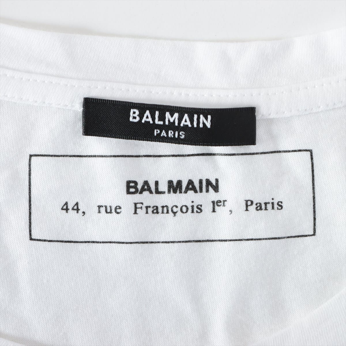 Balmain Cotton T-shirt M Men's White