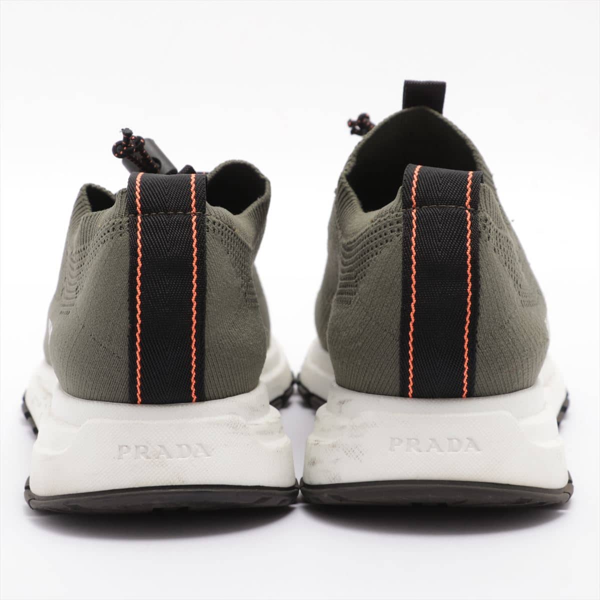 Prada Knit Sneakers 6.5 Men's Khaki