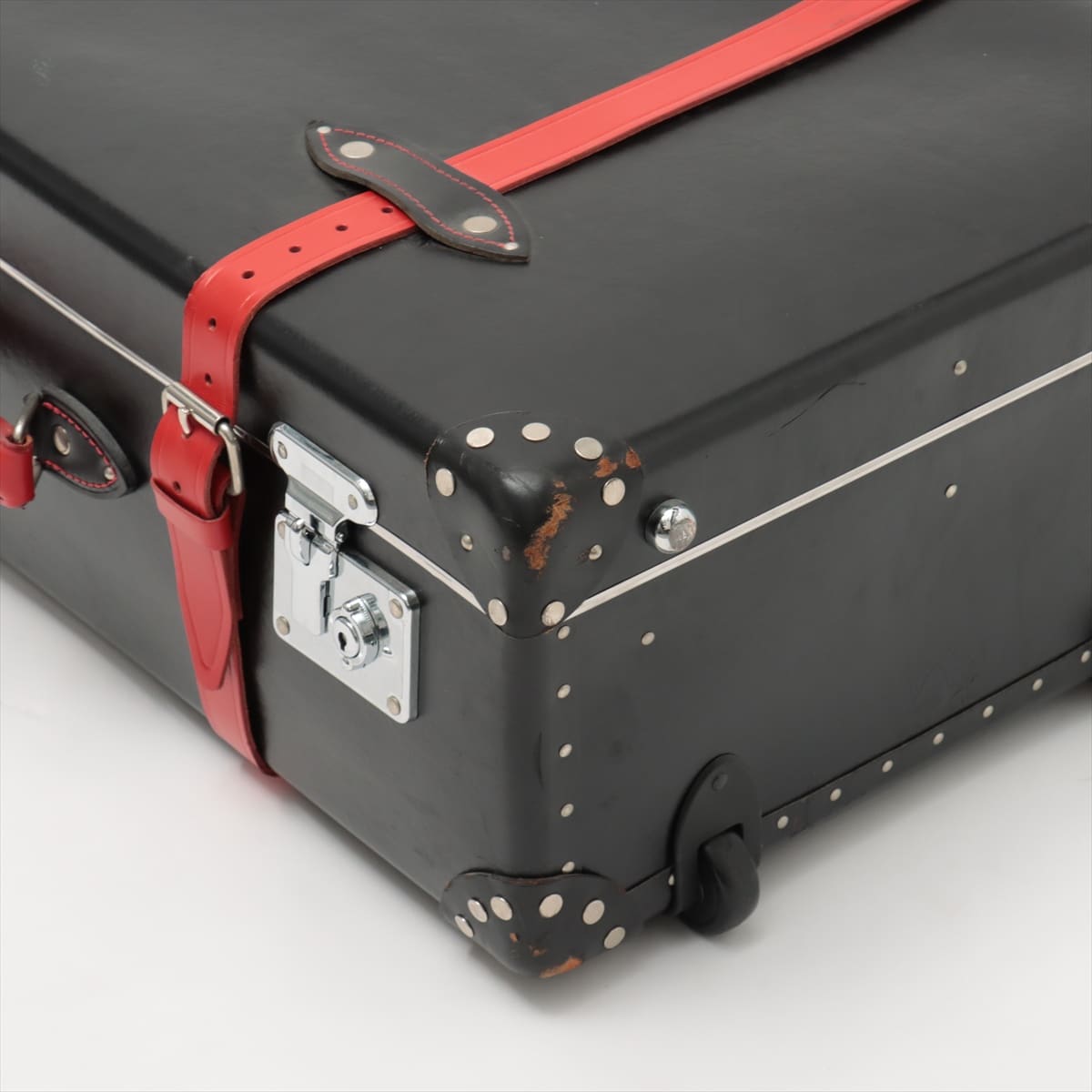 Globe-Trotter Vulcanized fiber Carry case Black Harrisons collaboration
