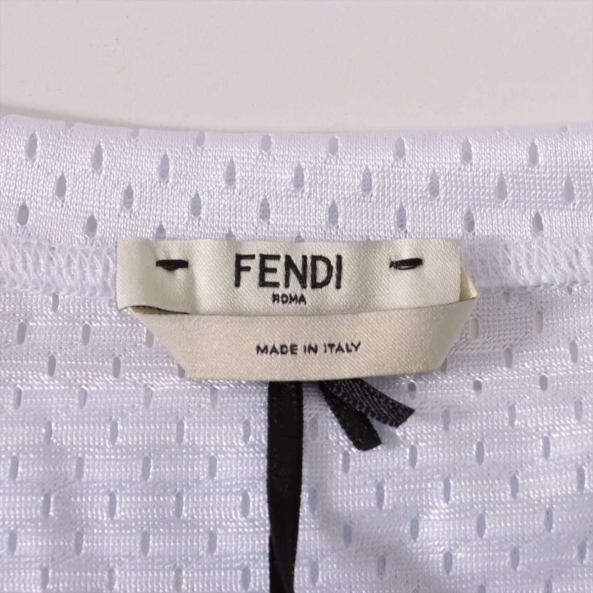Fendi 20 years Polyester & nylon Tank top 42 Men's White  FAF166