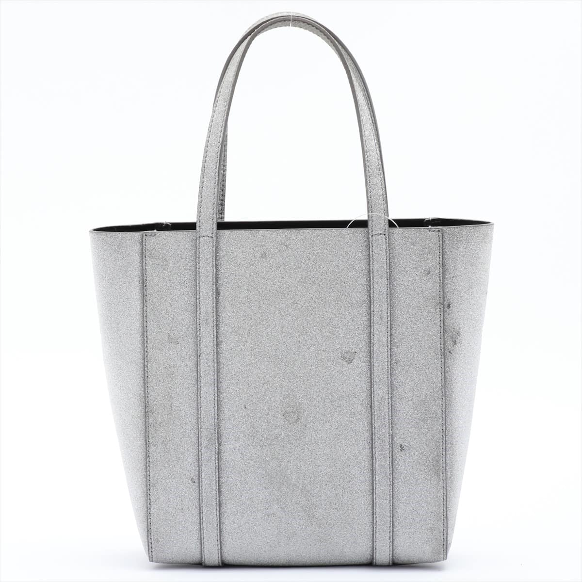 Balenciaga Everyday Tote XXS Leather 2way handbag Silver 551815
