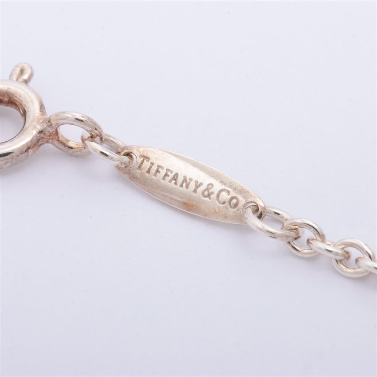Tiffany Open Heart Bracelet 925 2.7g Silver