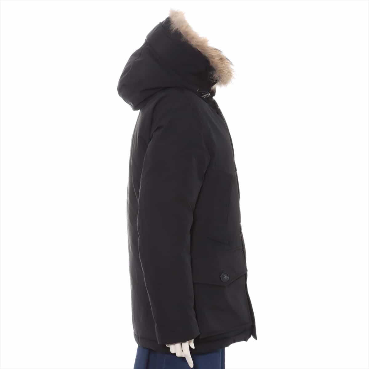 Woolrich Cotton & nylon Down jacket XXS Unisex Black  Edifice