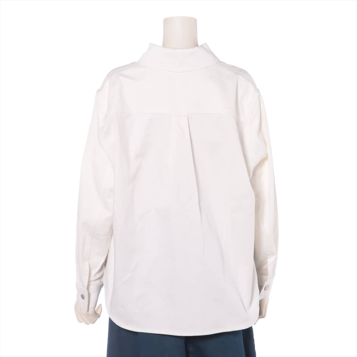 Loewe Anagram Cotton Denim jacket 34 Ladies' White