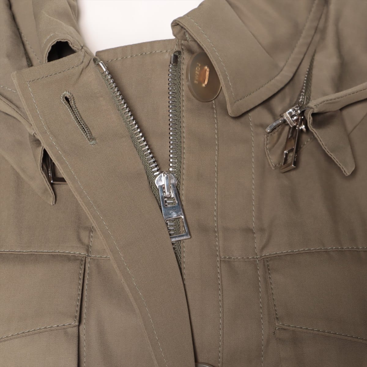 Loewe Cotton Jacket XS Ladies' Khaki