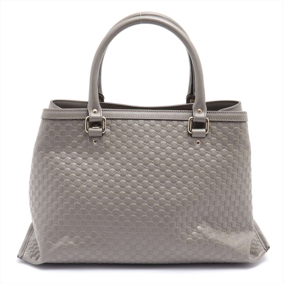 Gucci Micro Guccissima Leather 2way handbag Grey 510291