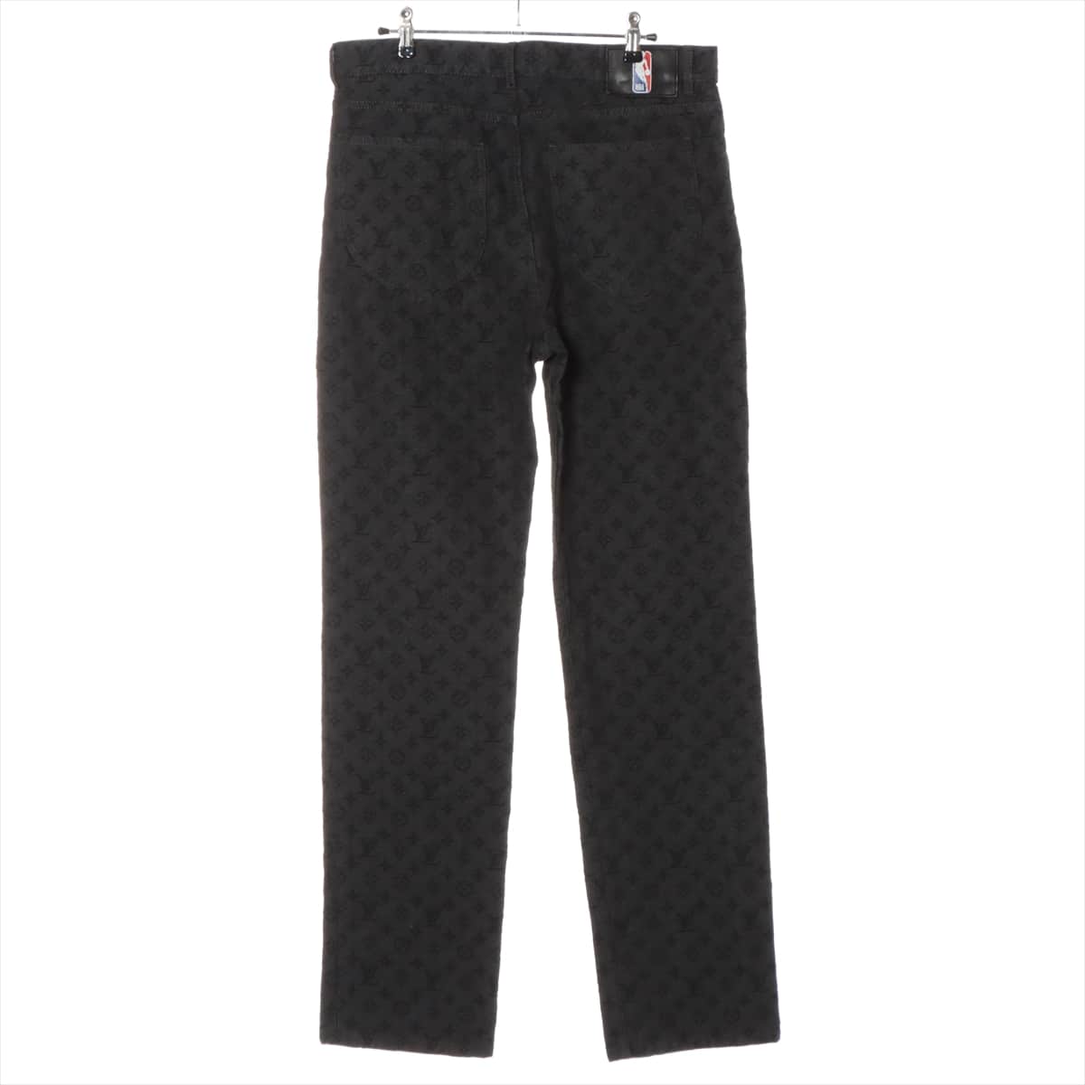 Louis Vuitton x NBA Cotton Denim pants 32 Men's Black  Monogram