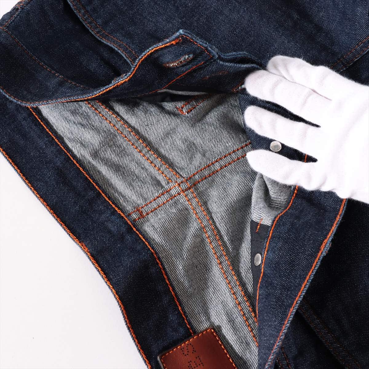 Hermès Cotton Denim pants 42 Men's Blue