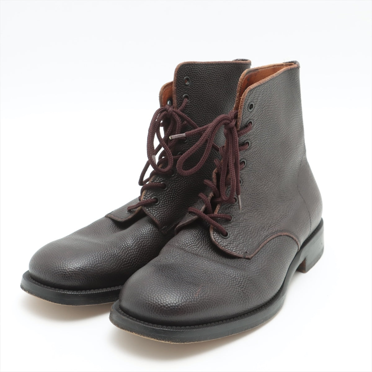 Jil Sander Leather Boots 9 1/2 Men's Black