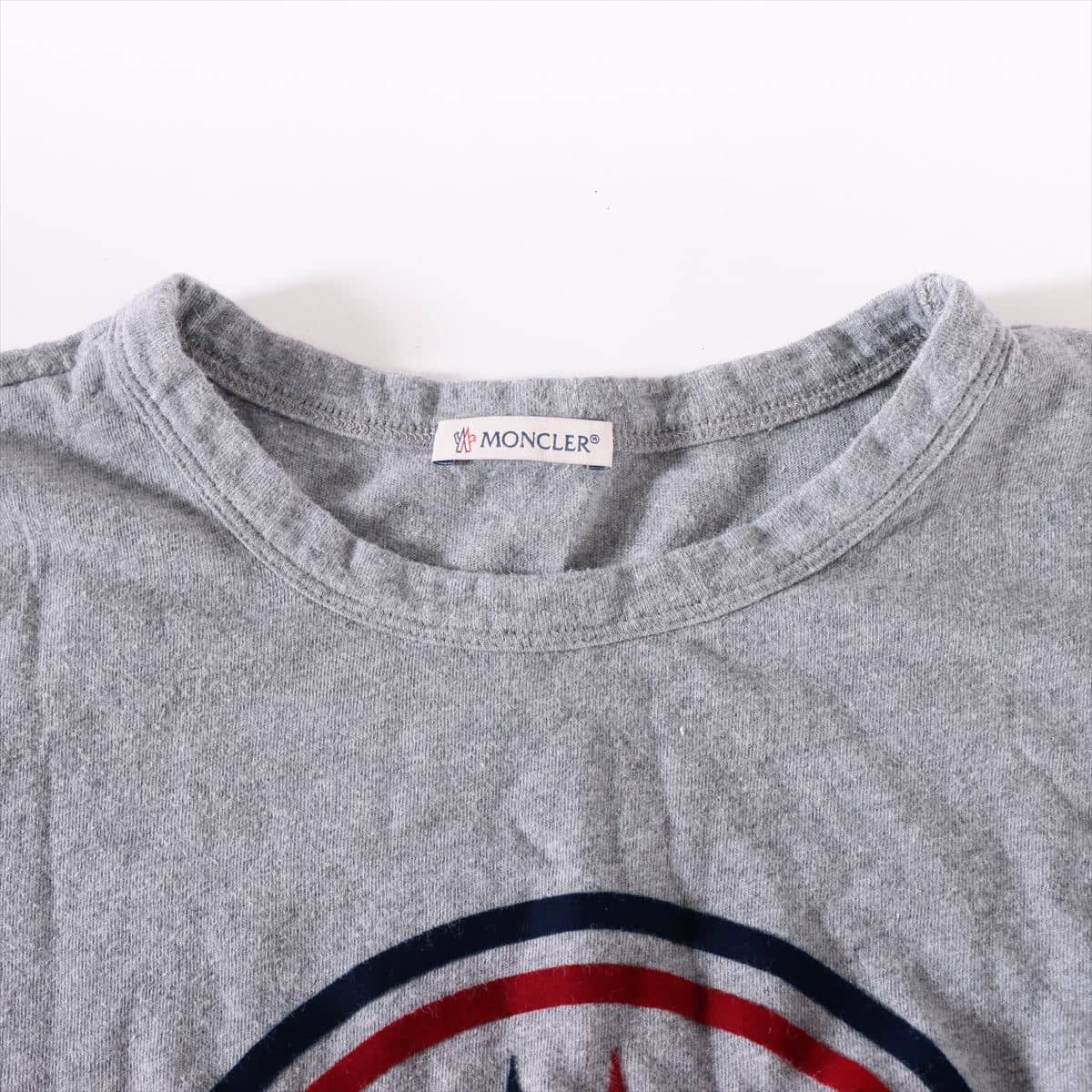 Moncler 20 years Cotton T-shirt L Men's Grey