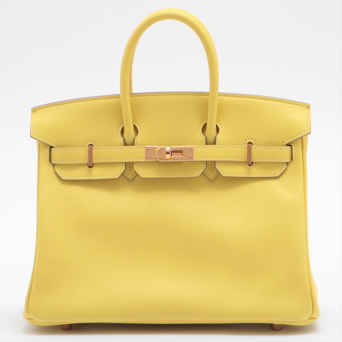 Hermès Birkin 25 Veau Swift Lime Gold Metal fittings Y: 2020