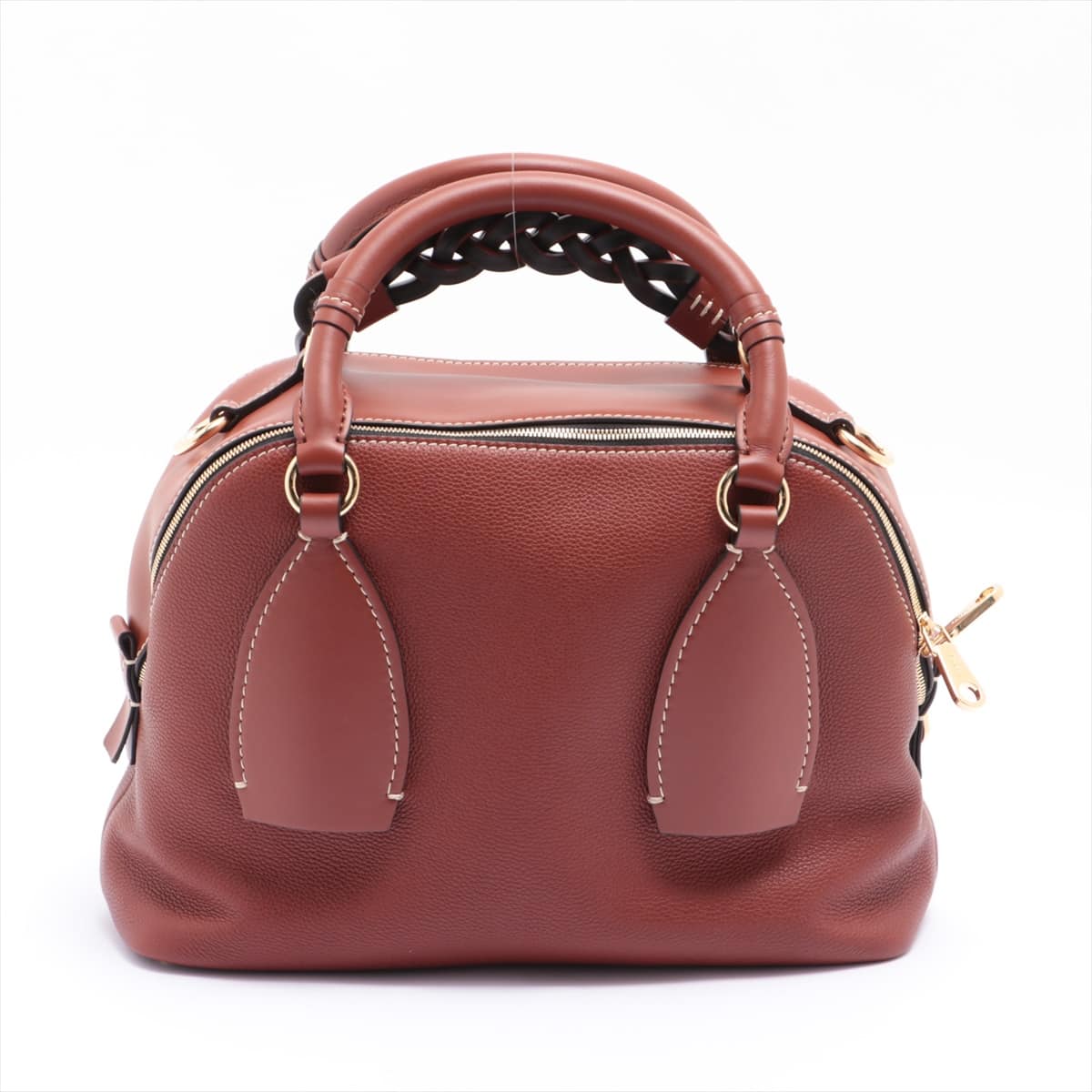 Chloe Dahlia Leather 2way handbag Brown
