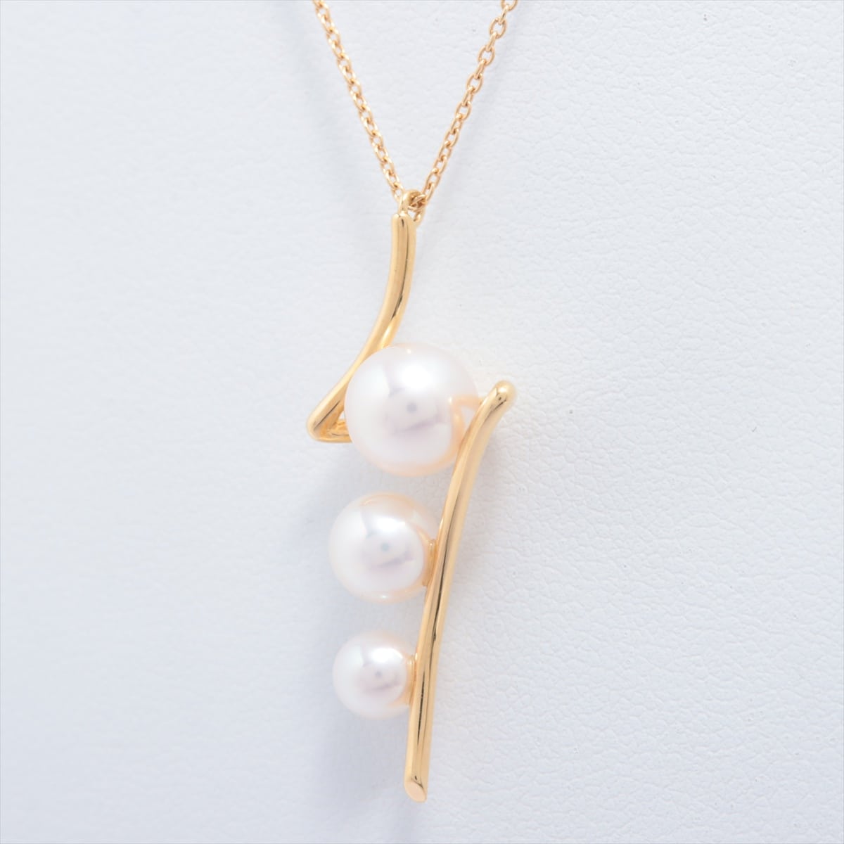 TASAKI A Fine Balance Pearl Necklace 750(YG) 5.1g