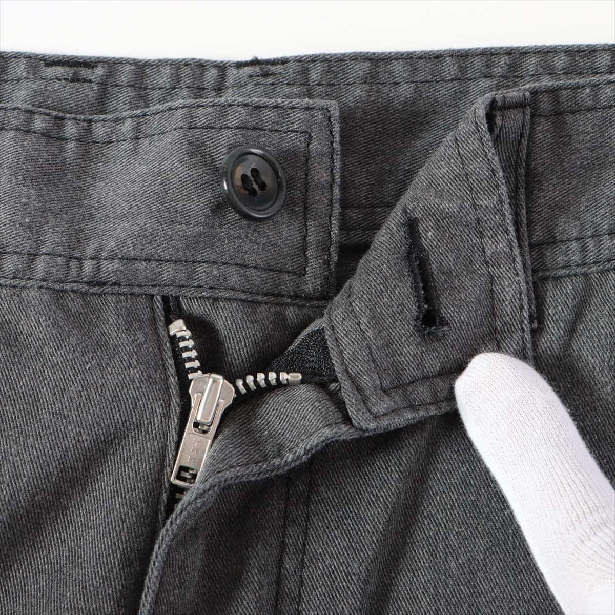 BLACK COMME des GARCONS Cotton & polyester Cargo pants XL Men's Grey