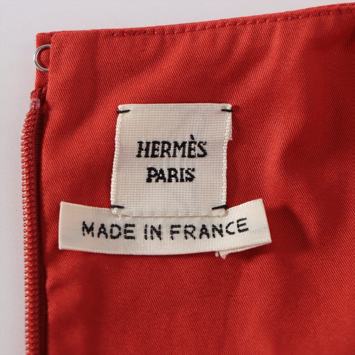 Hermès Cotton Dress 34 Ladies' Red