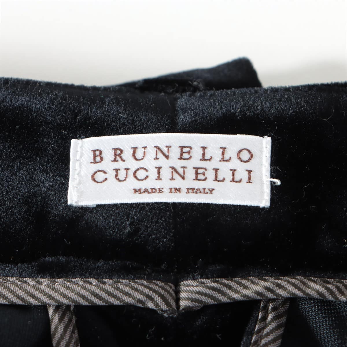 Brunello Cucinelli Velour Pants 36 Ladies' Black