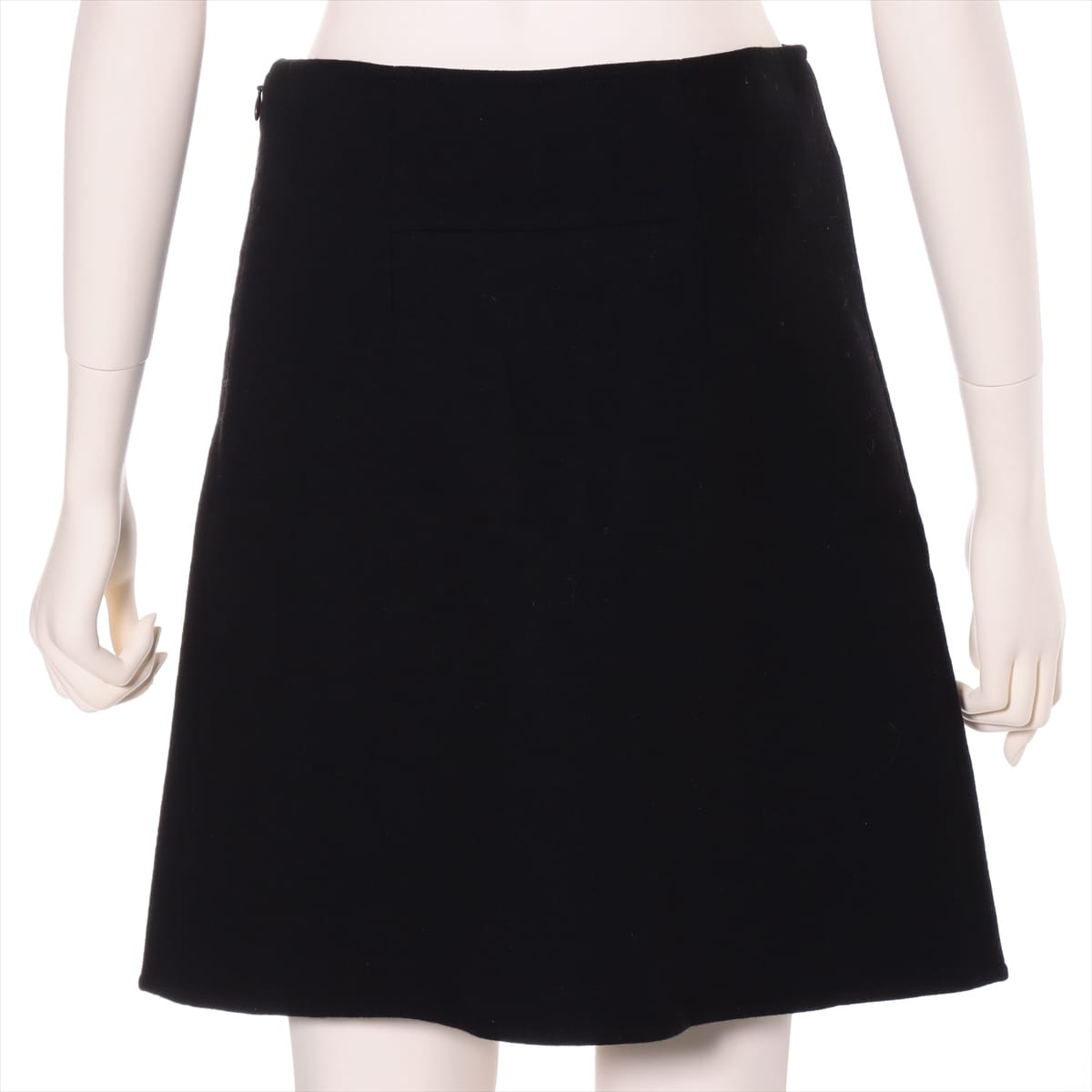 Hermès Wool Skirt 34 Ladies' Black