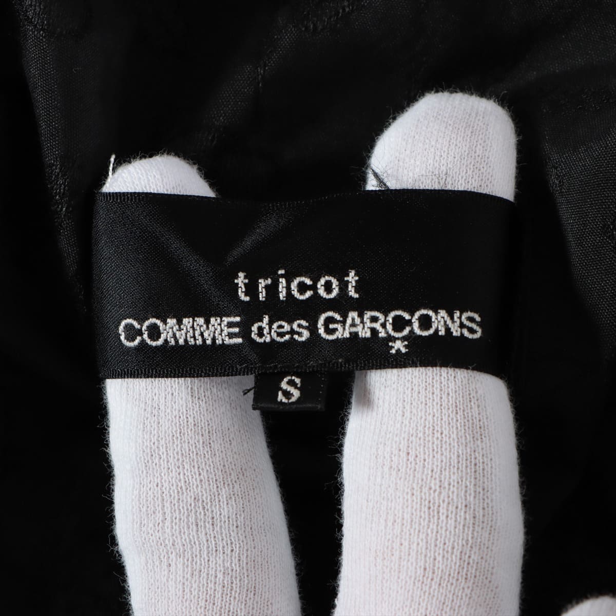 tricot COMME des GARÇONS AD2001 Polyester × Rayon Setup S/M Ladies' Black