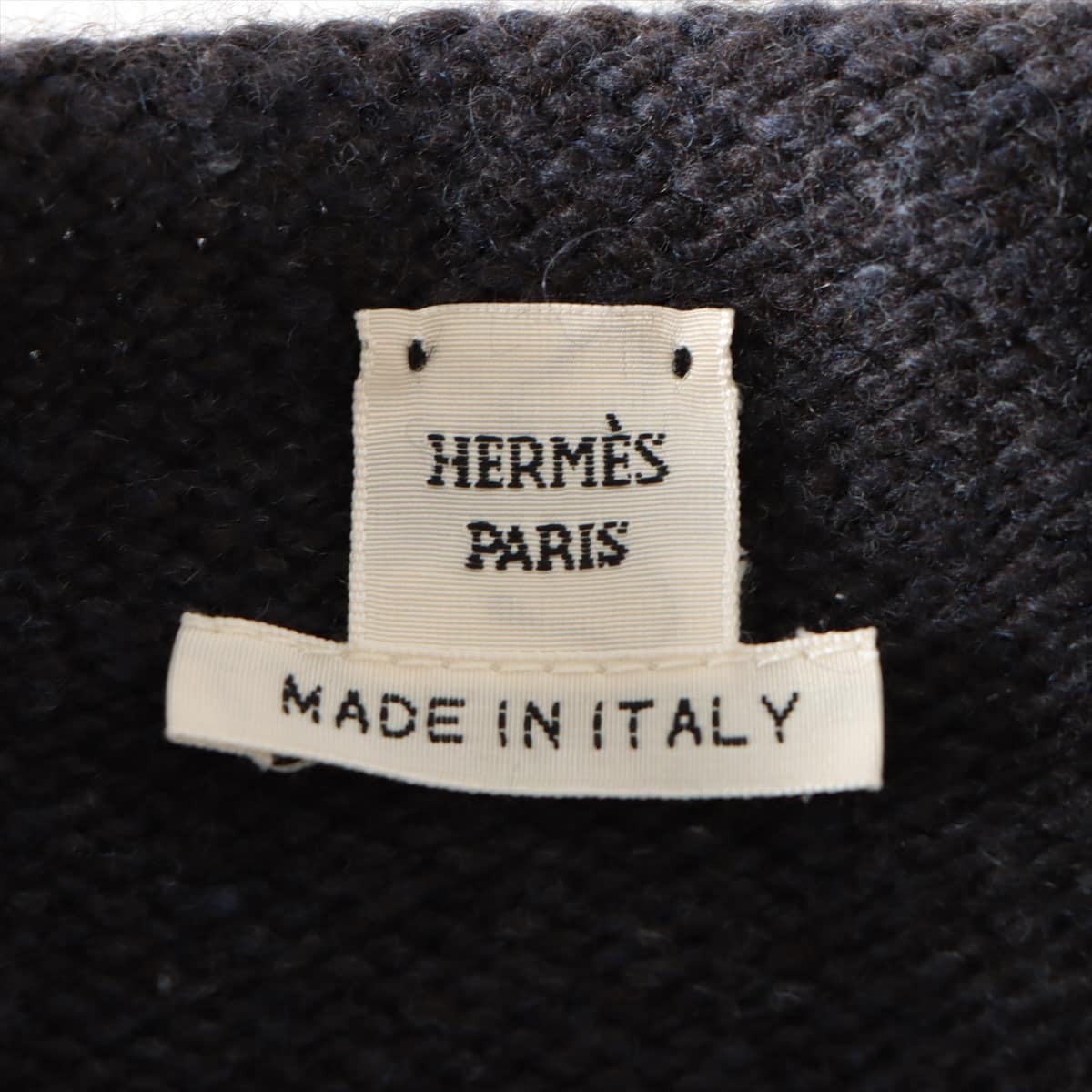 Hermès Wool Knit dress 36 Ladies' Grey