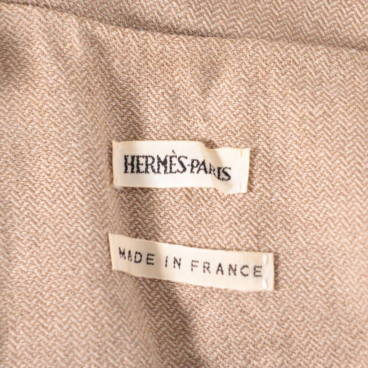 Hermès Linen Dress 34 Ladies' Beige  Margiela