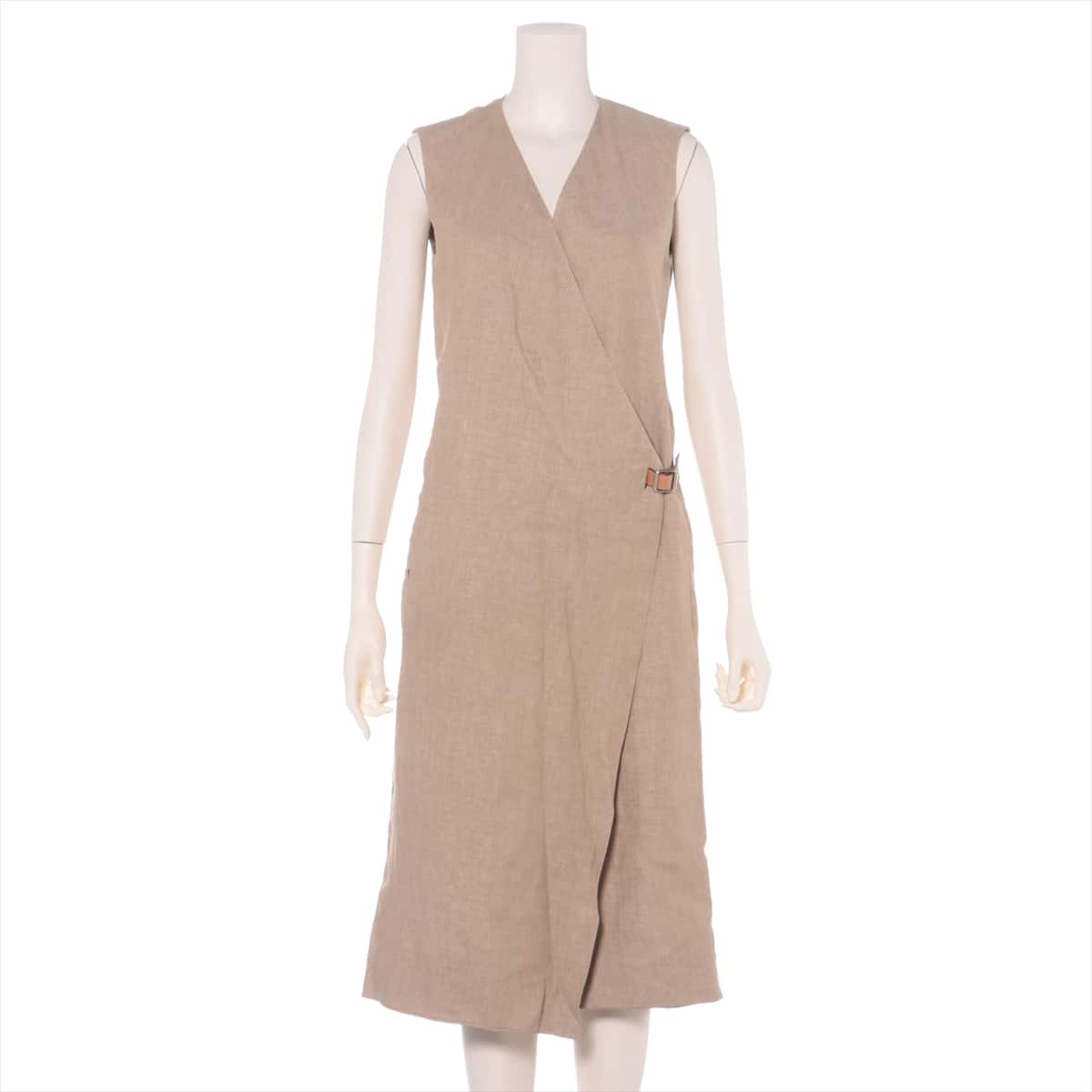Hermès Linen Dress 34 Ladies' Beige  Margiela