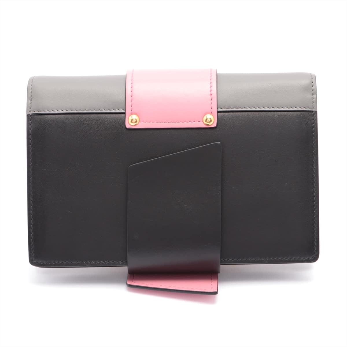 Prada Leather 2 WAY clutch bag Multicolor 1BD068