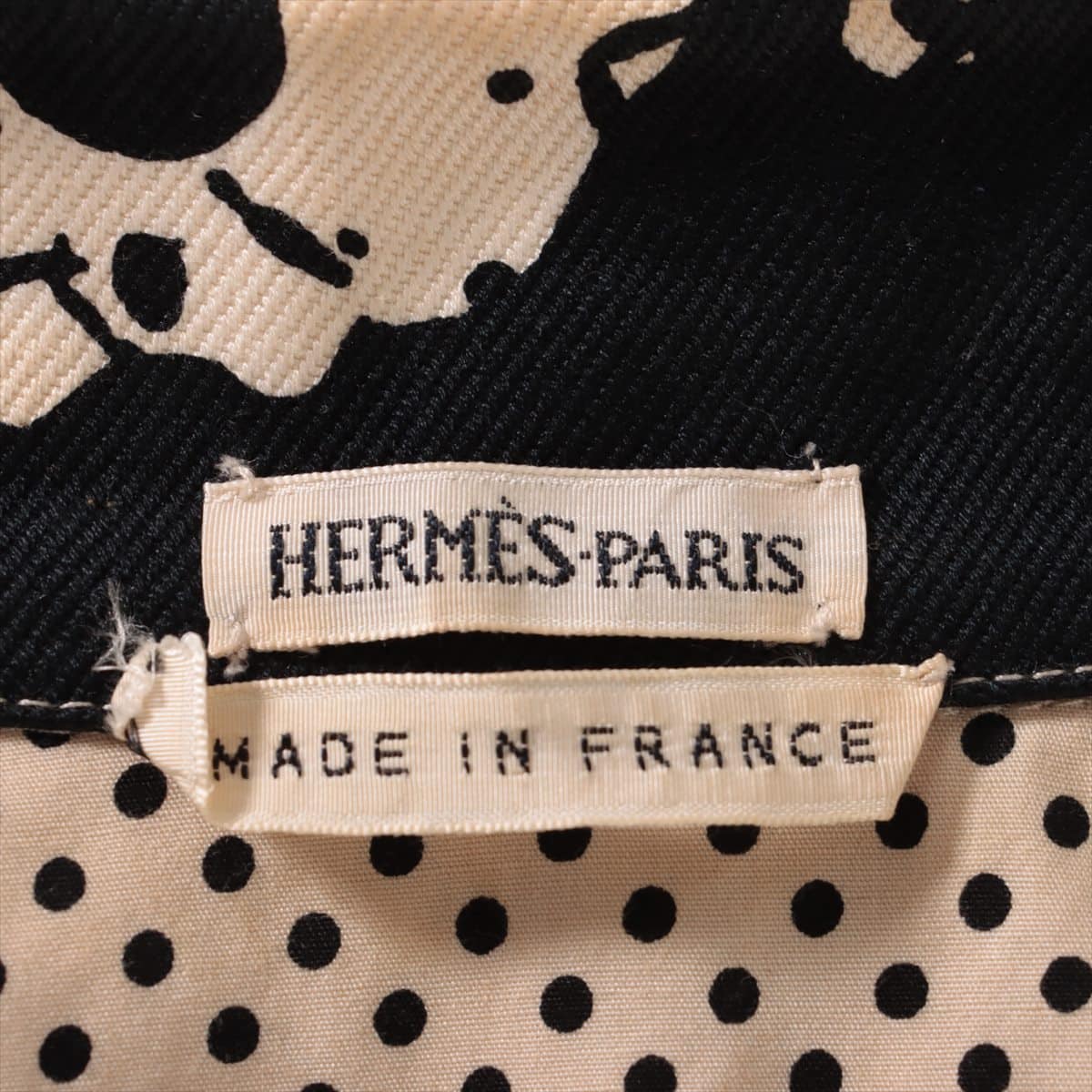 Hermès Margiela Denim Vest XS Ladies' Ivory  Serie button