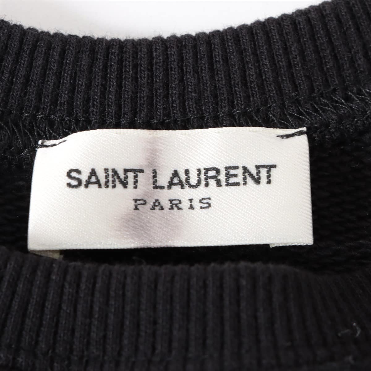 Saint Laurent Paris 13 years Cotton Vest XS Men's Black  342113