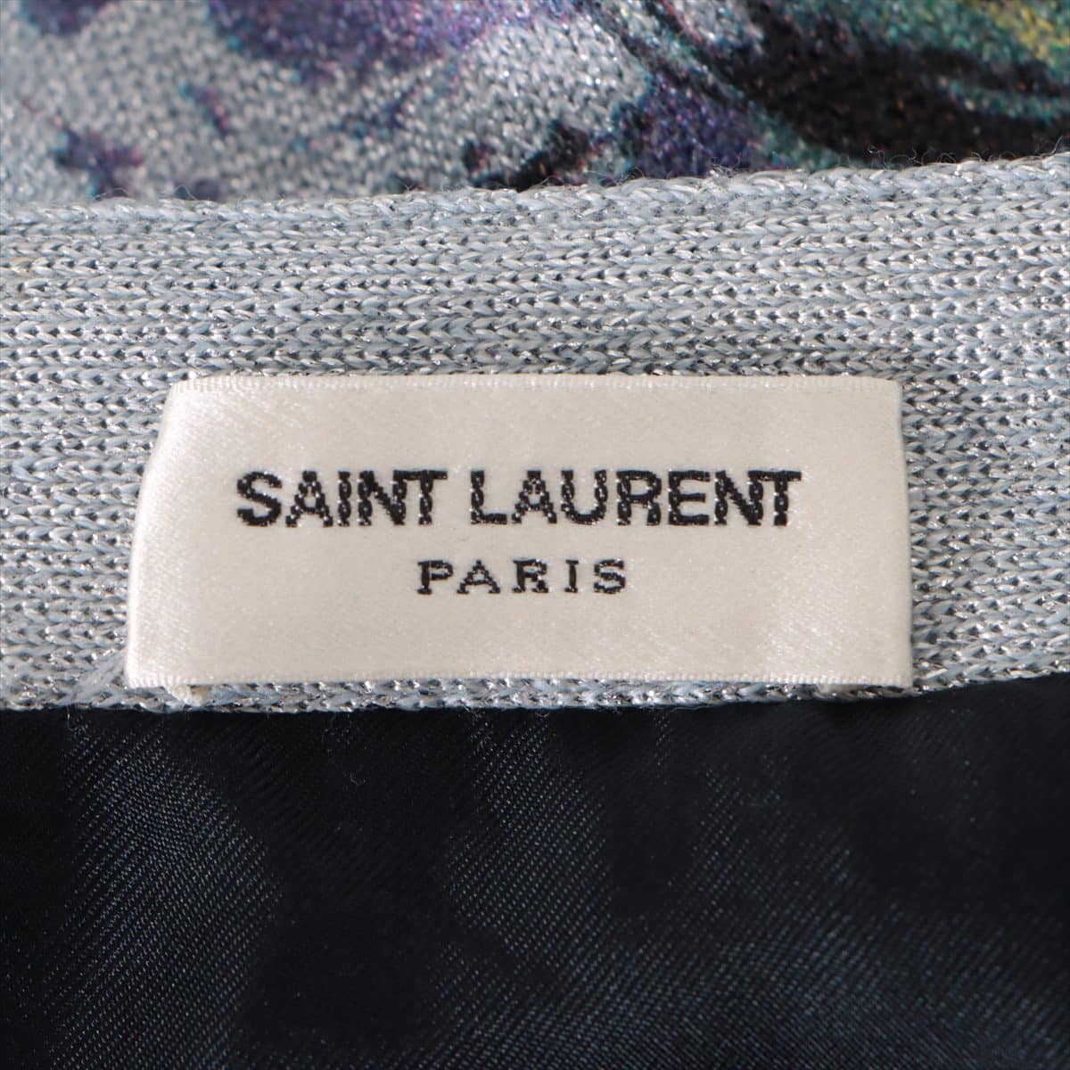 Saint Laurent Paris 15 years wool x rayon Cardigan XS Ladies' Blue  415265