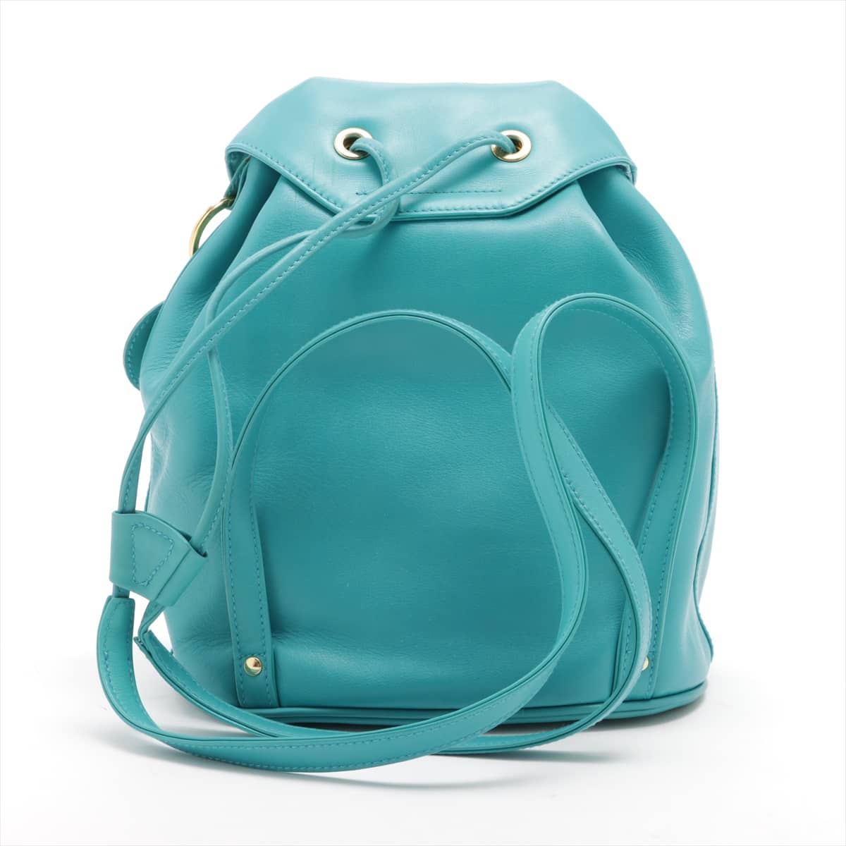 Christian Dior Leather Backpack Blue