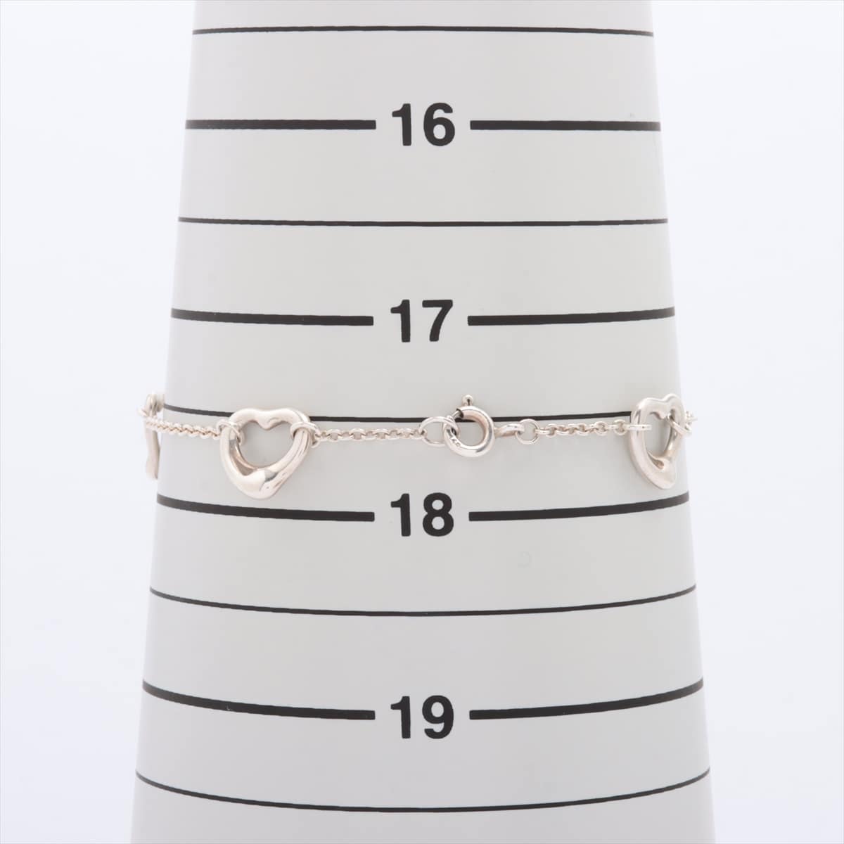 Tiffany Open Heart Bracelet 925 5.0g Silver