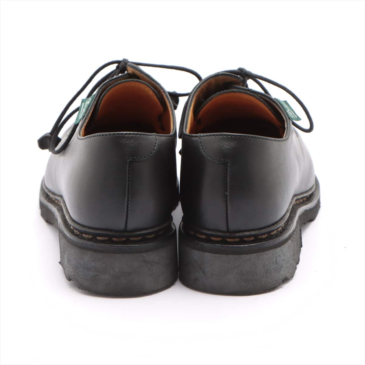 Paraboot Leather Leather shoes 3 1/2 Ladies' Black Avignon U-chip Insole repair