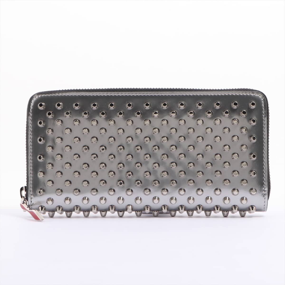 Christian Louboutin Panettone Leather Wallet Silver