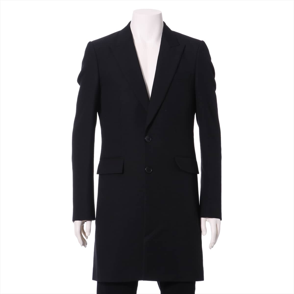 Balenciaga 12 years Wool Chester coat 44 Men's Black