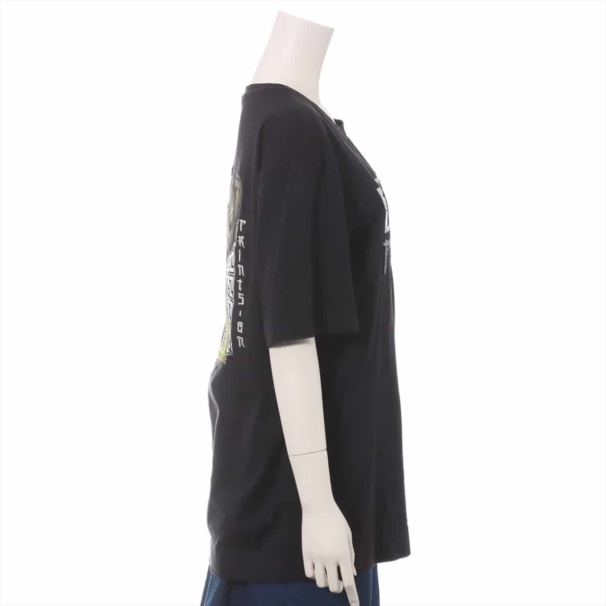 Fendi Cotton T-shirt M Ladies' Black  PRINTS ON Nicky Minaj There are threads, perfume leftovers, and holes