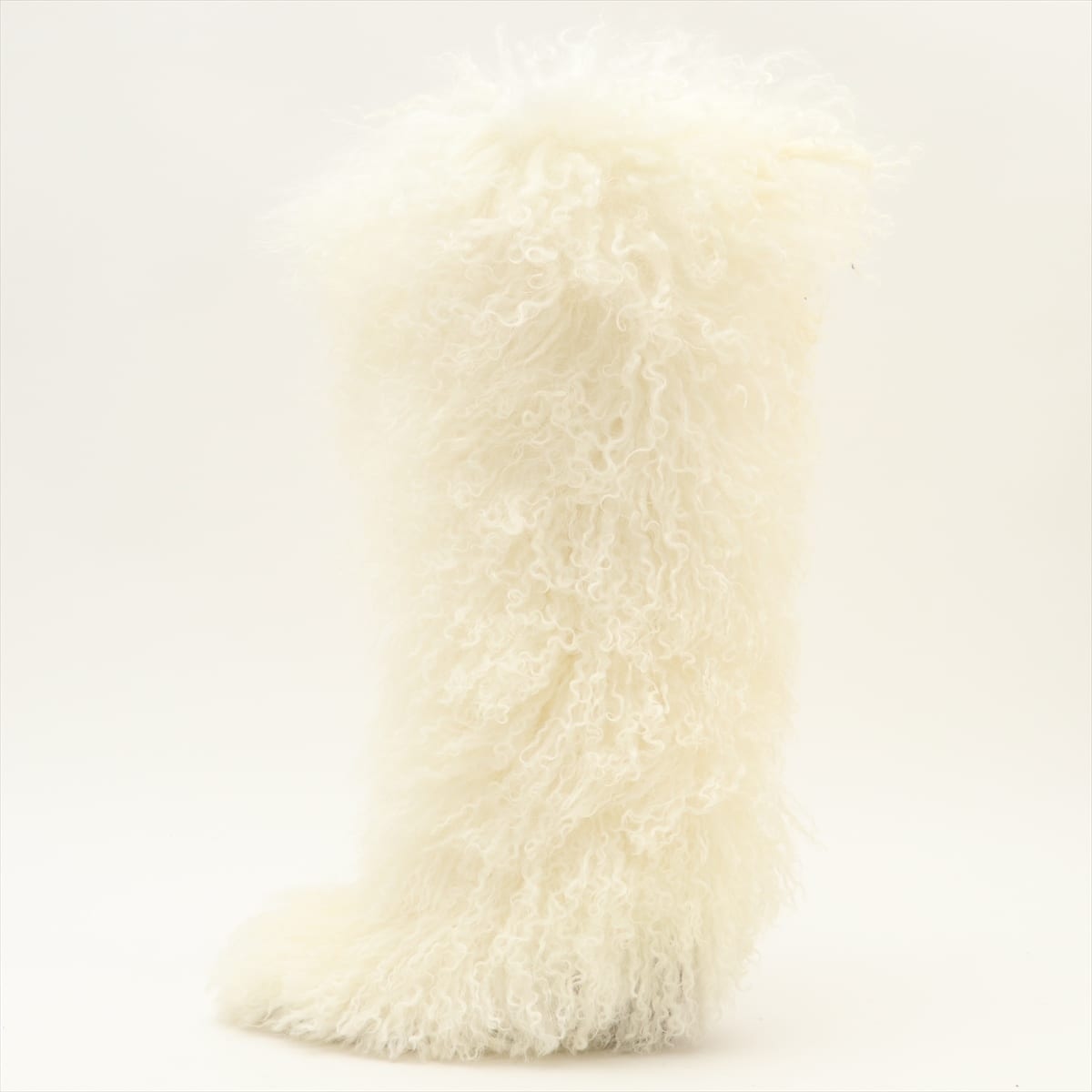 Fendi Real fur Long boots 37 Ladies' White
