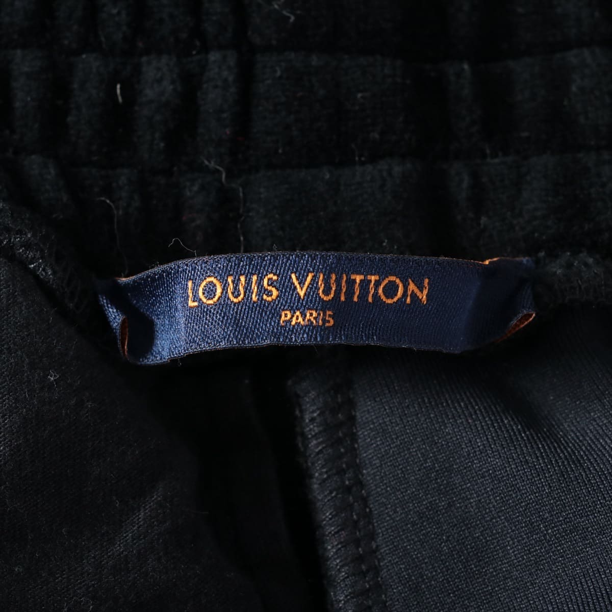 Louis Vuitton  RM191 Velour Cargo pants XXS Men's Black  Monogram embossed