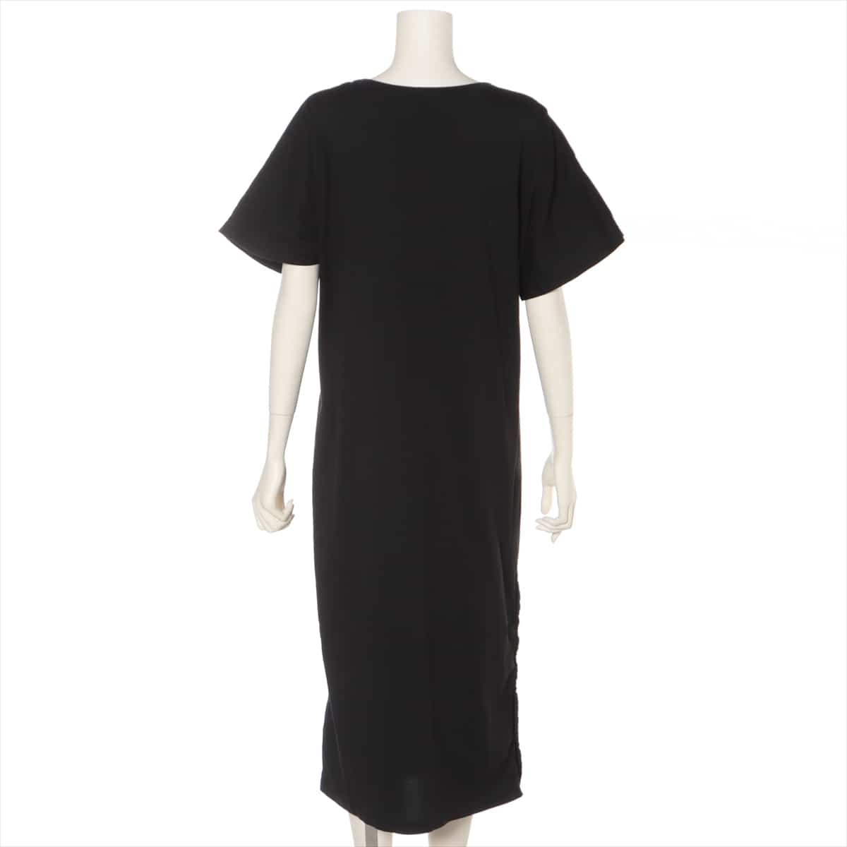 Moncler Cotton Dress M Ladies' Black  Logo