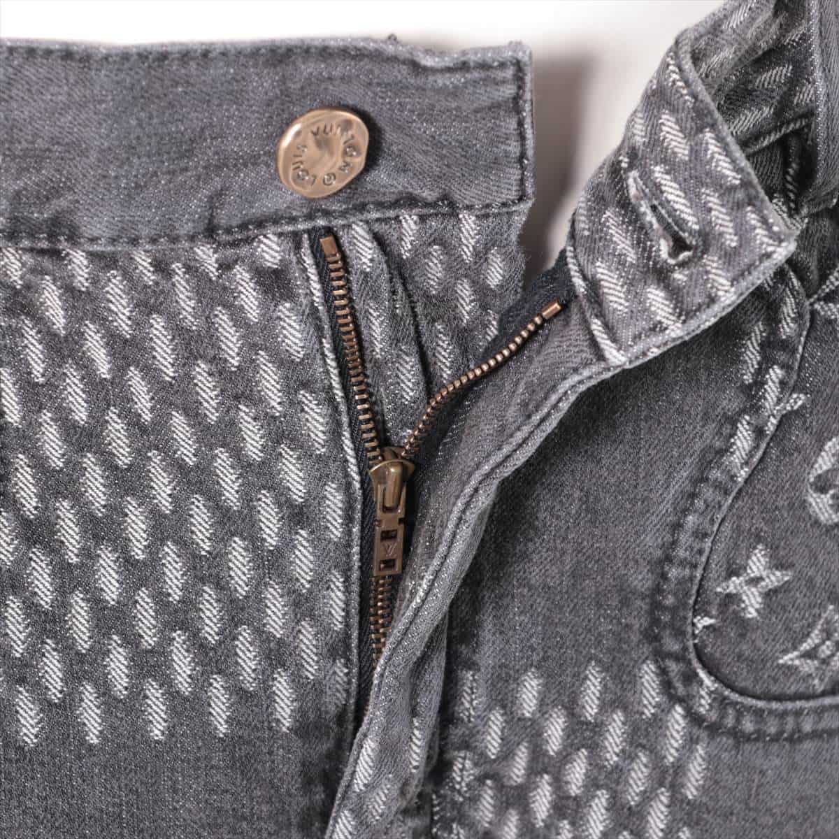 Louis Vuitton x NIGO Cotton Denim pants 29 Men's Grey  giant damier waves monogram