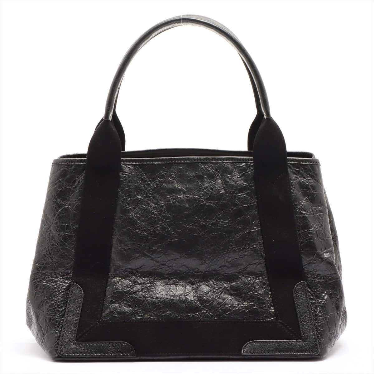 Balenciaga Navy cabas Leather Tote bag Black 542017