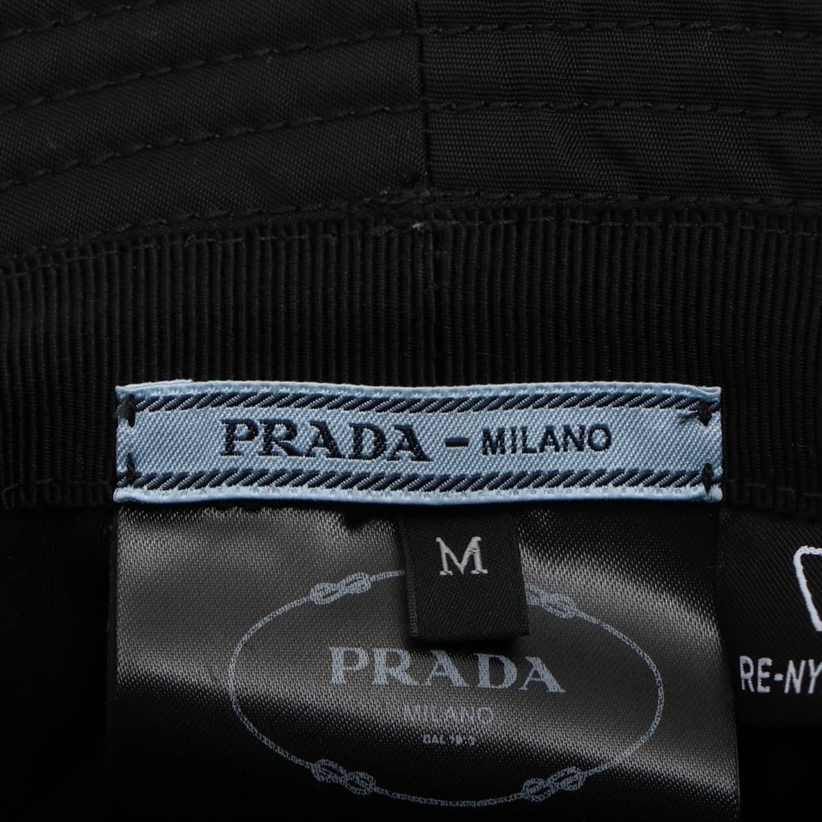 Prada Logo Hat M Cotton & nylon Black