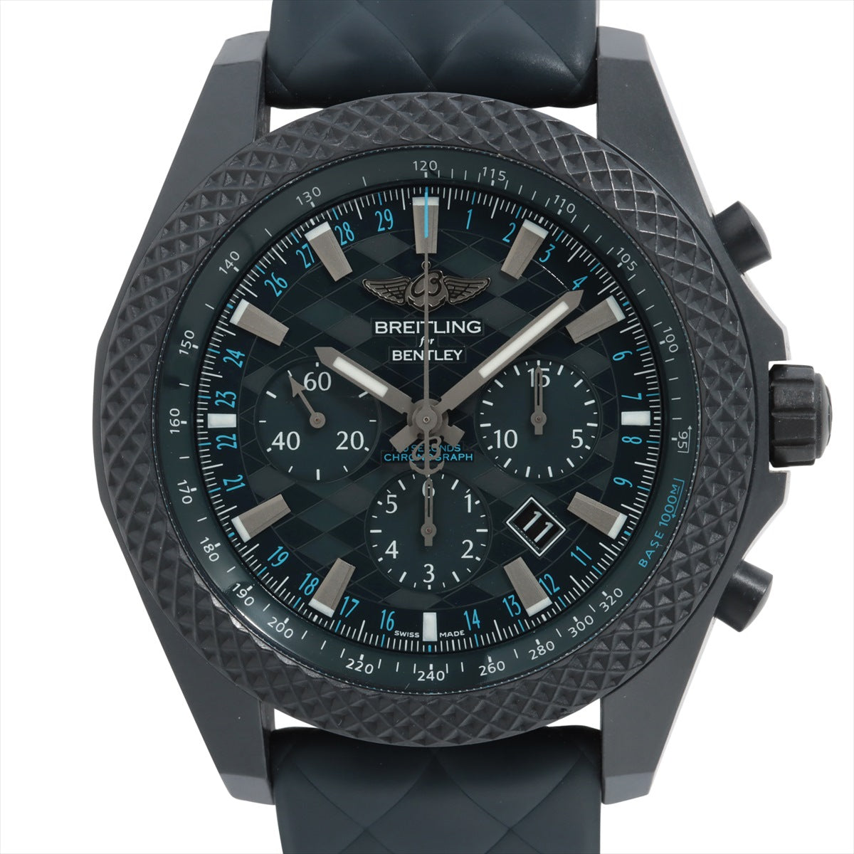 Breitling Bentley GT XB0613C1/C984 Ti & rubber AT Navy dial