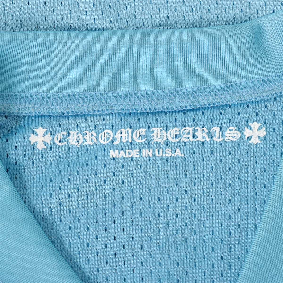 Chrome Hearts Cut & Sew Nylon size M Blue CH print Mesh