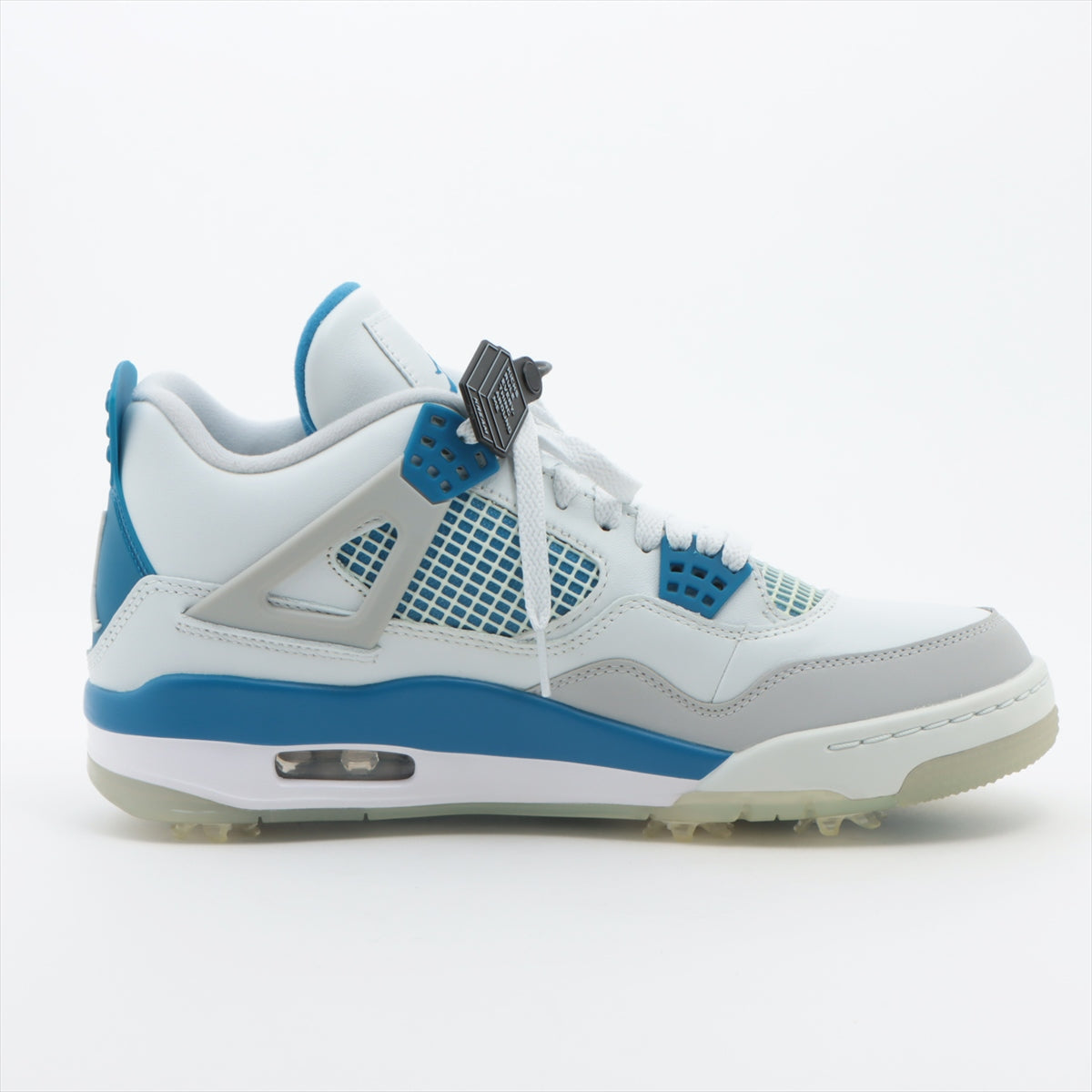 Nike Leather Sneakers 28㎝ Men's Blue x white CU9981-101 AIR JORDAN 4 GOLF MILITARY BLUE There is a box